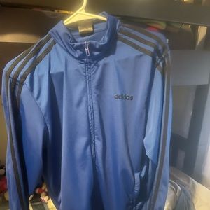 Mens used adidas track zip up.